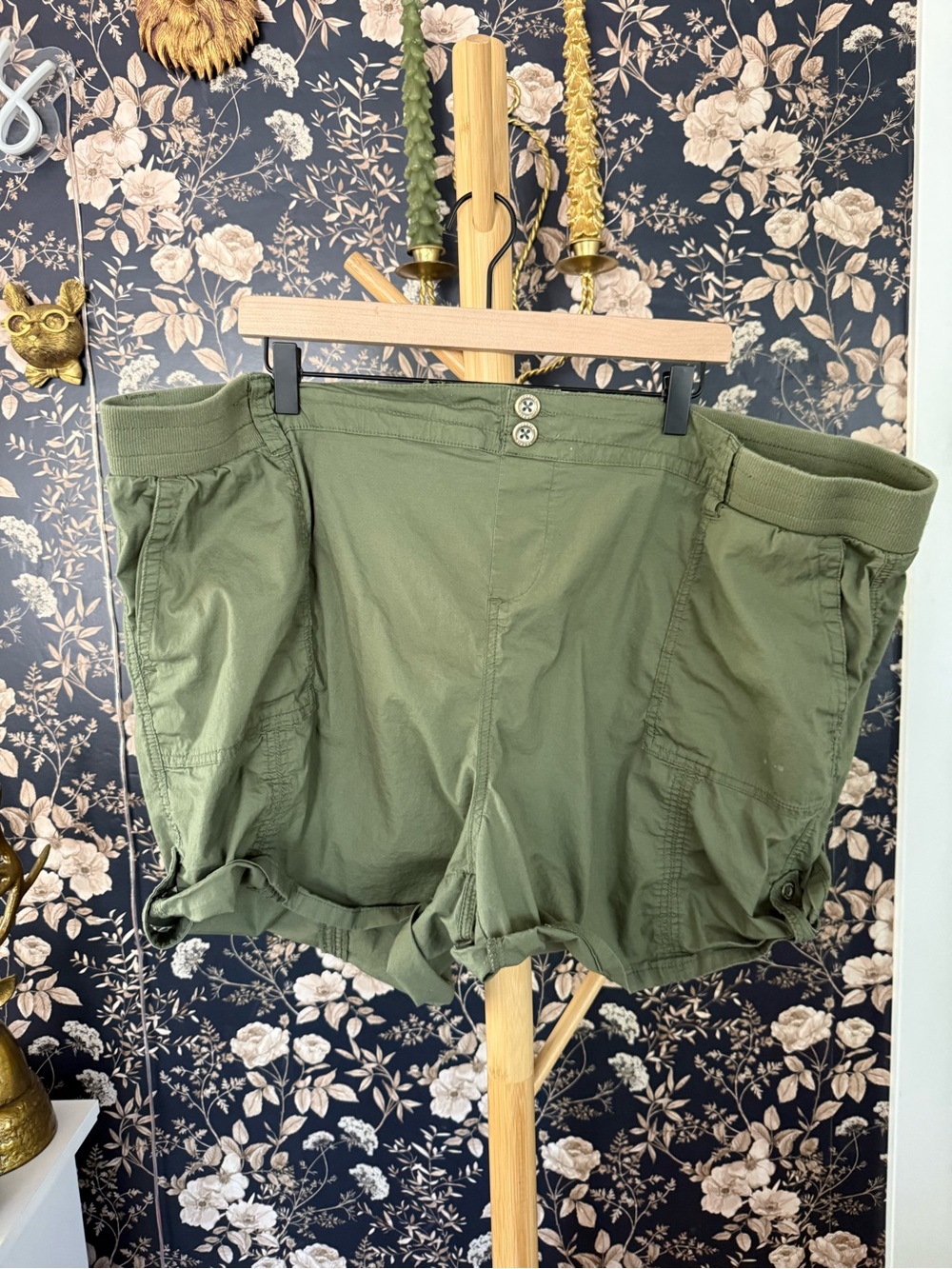 torrid Olive Cargo Shorts